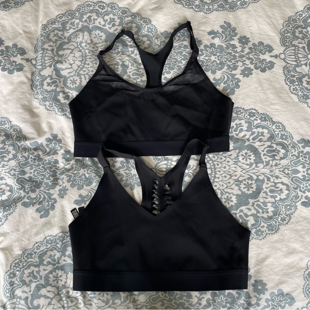 Two Victoria Sport Sports Bras Size L